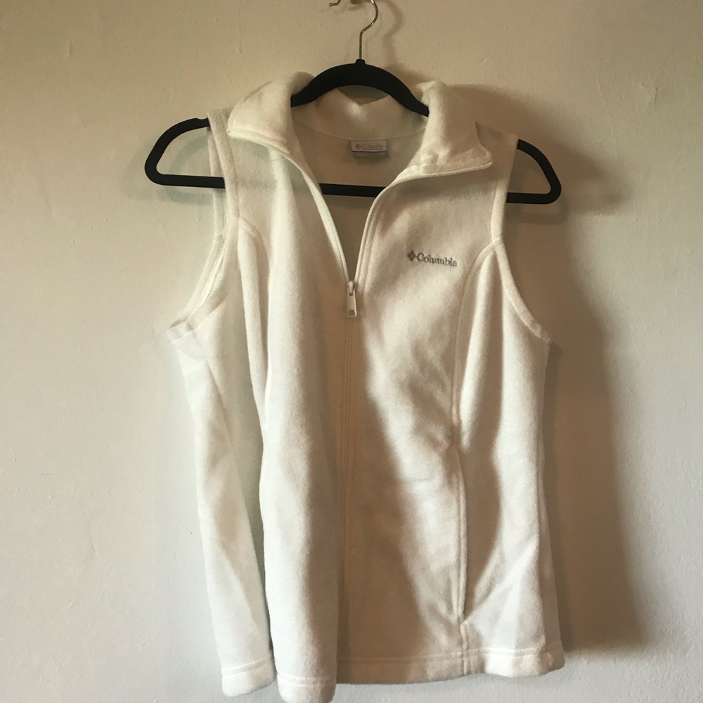 Columbia Vest White